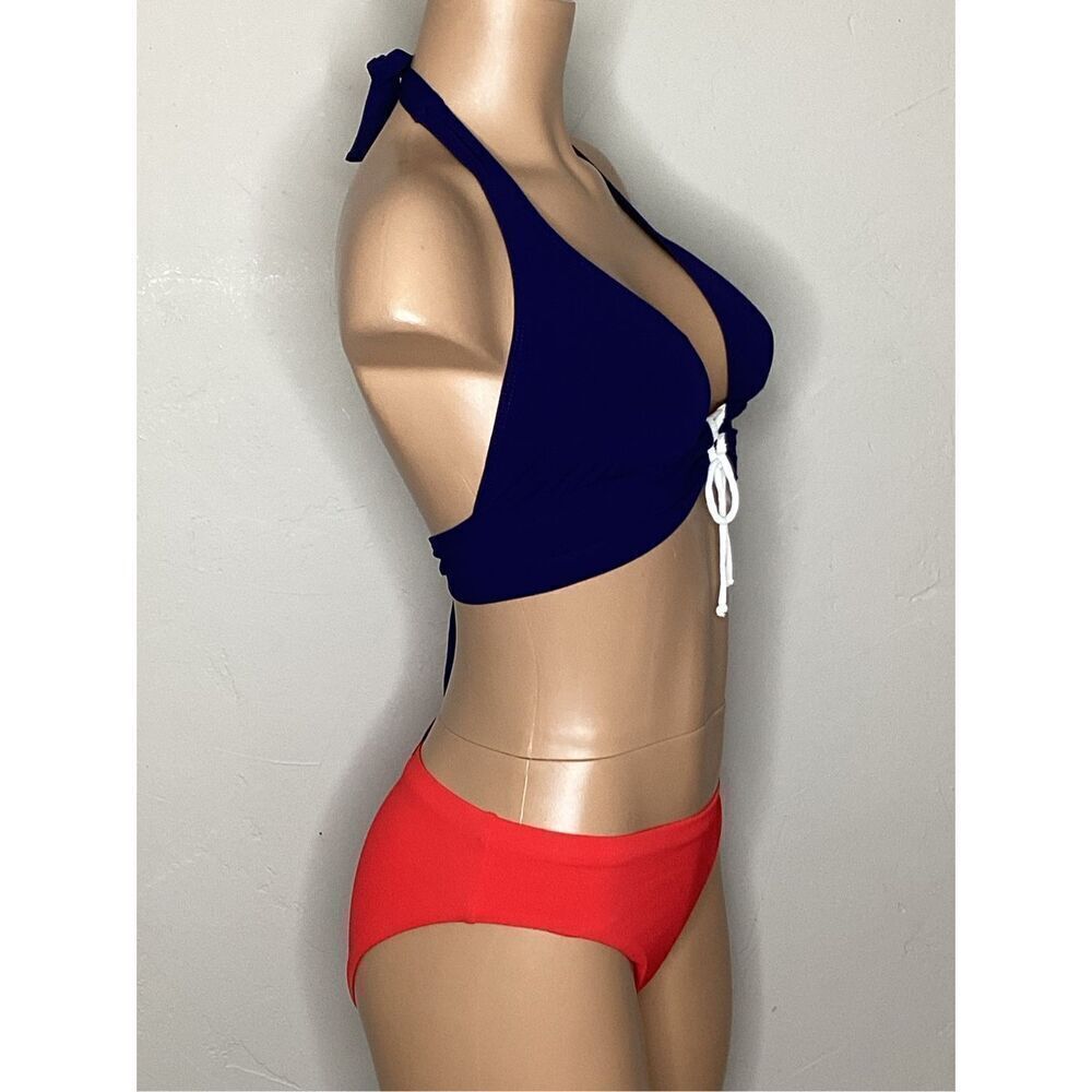 New. Robin Piccone red, white and blue bikini. Medium. Retails $189 - Picture 3 of 8